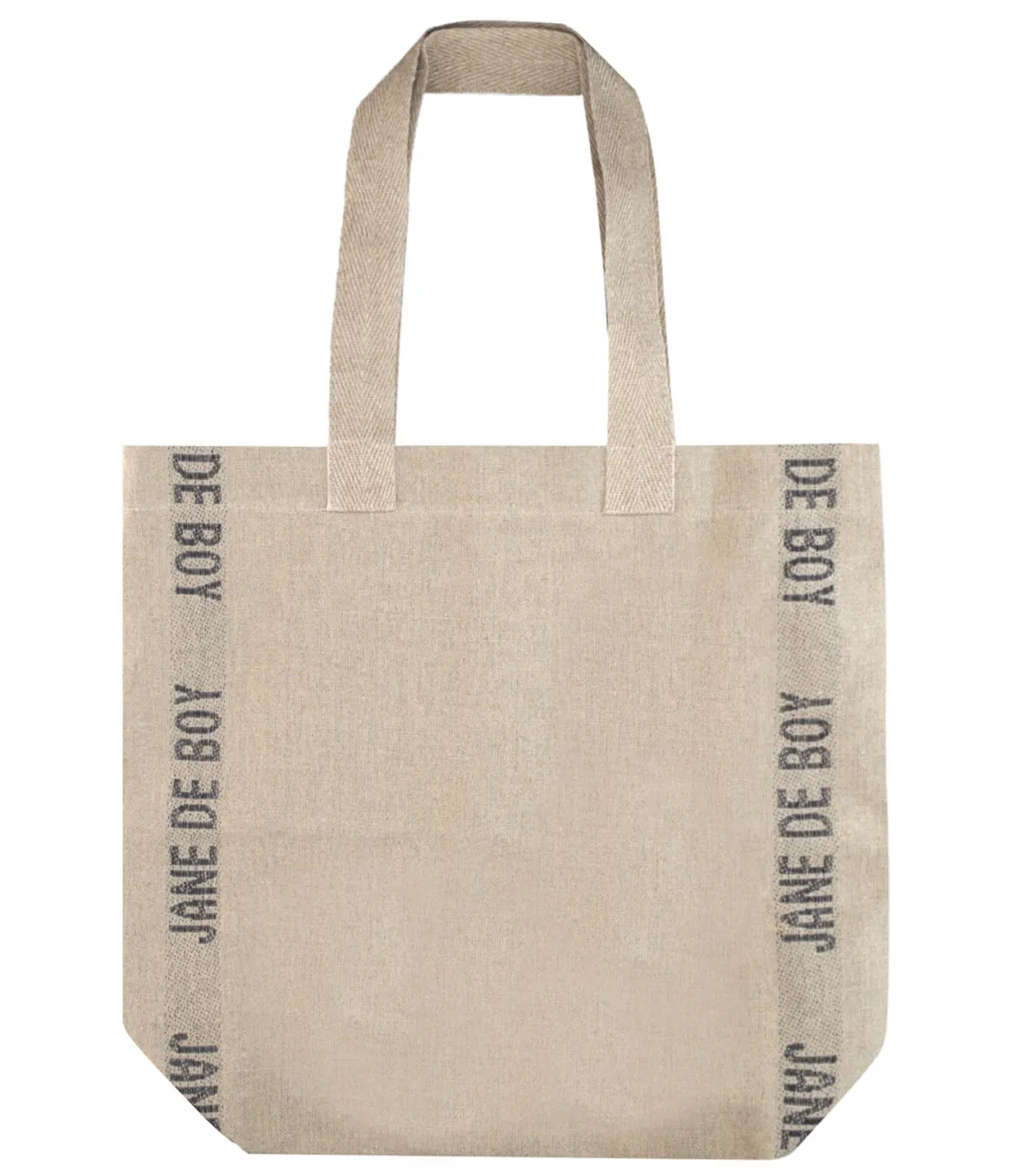 Charvet Editions Tote Bag Doudou en lin Jane de Boy Noir*Femme Cabas & Paniers