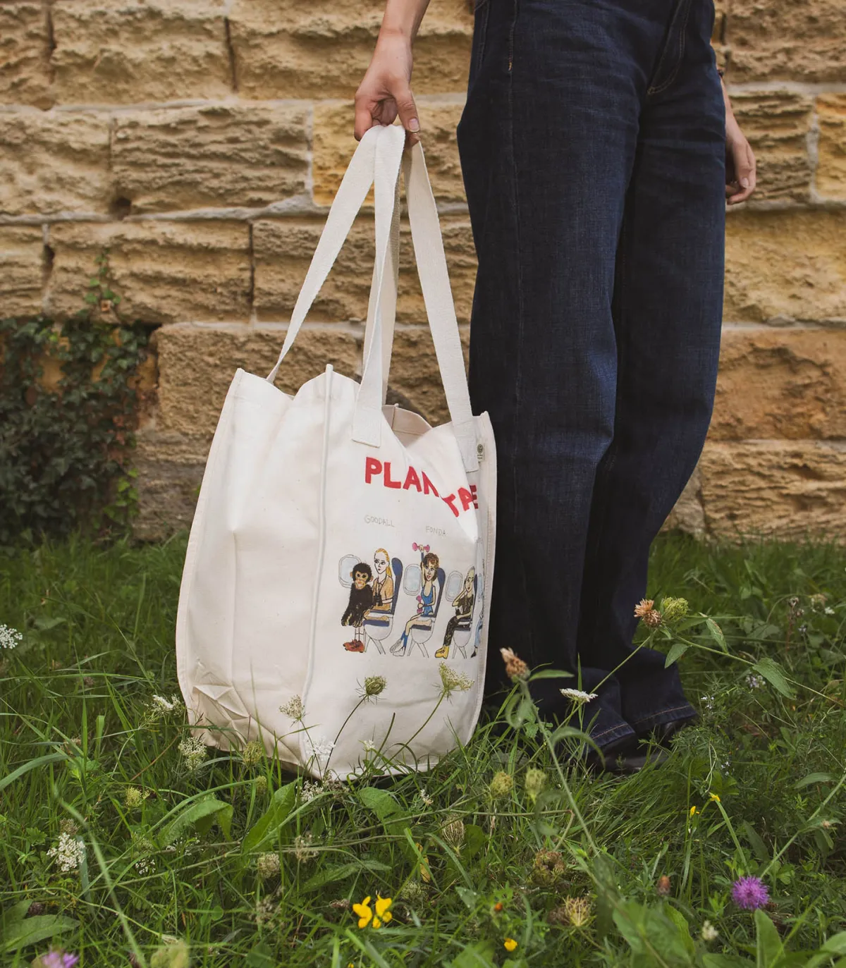 UNFORTUNATE PORTRAIT Tote bag Plane Jane*Femme Cabas & Paniers