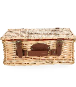 Les Jardins de la Comtesse Valisette de Pique-Nique Carreaux Rouges et Blanc* Accessoires De Voyage