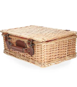 Les Jardins de la Comtesse Valisette de Pique-Nique Carreaux Rouges et Blanc* Accessoires De Voyage