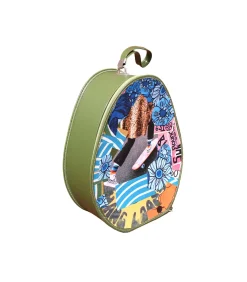 Find Your California Vanity ovale vintage customisé 31 x 25 x 15 cm* Accessoires De Voyage