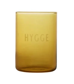 Design Letters Verre Favorite Drinking Glass Hygge Yellow* Verrerie