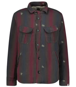 Bsbee Veste avec Fourrure Puffy Wine*Homme Manteaux & Vestes