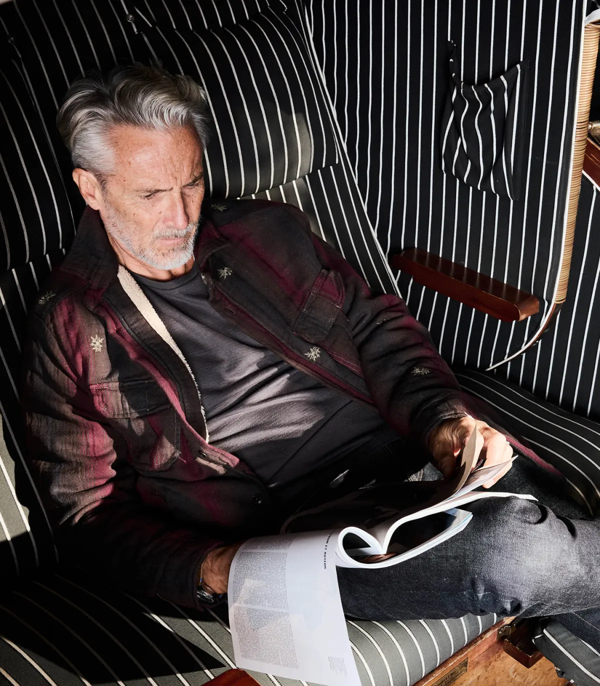 Bsbee Veste avec Fourrure Puffy Wine*Homme Manteaux & Vestes