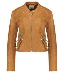 Isabel Marant Veste en cuir Leys Natural*Femme Manteaux & Vestes