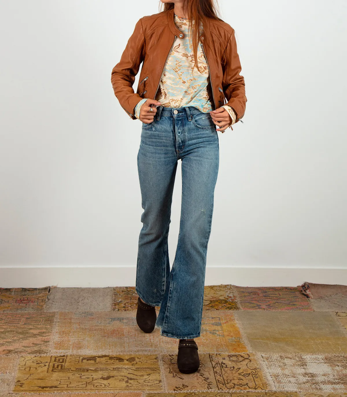 Isabel Marant Veste en cuir Leys Natural*Femme Manteaux & Vestes