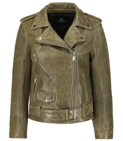 RAIINE Veste en cuir Mitchell Vintage*Femme Manteaux & Vestes