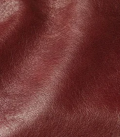 Frame Veste en Cuir Syrah Rouge*Femme Manteaux & Vestes