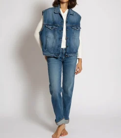 ASKK NY Veste en Denim Sans Manches Bogart*Femme Manteaux & Vestes