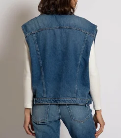 ASKK NY Veste en Denim Sans Manches Bogart*Femme Manteaux & Vestes