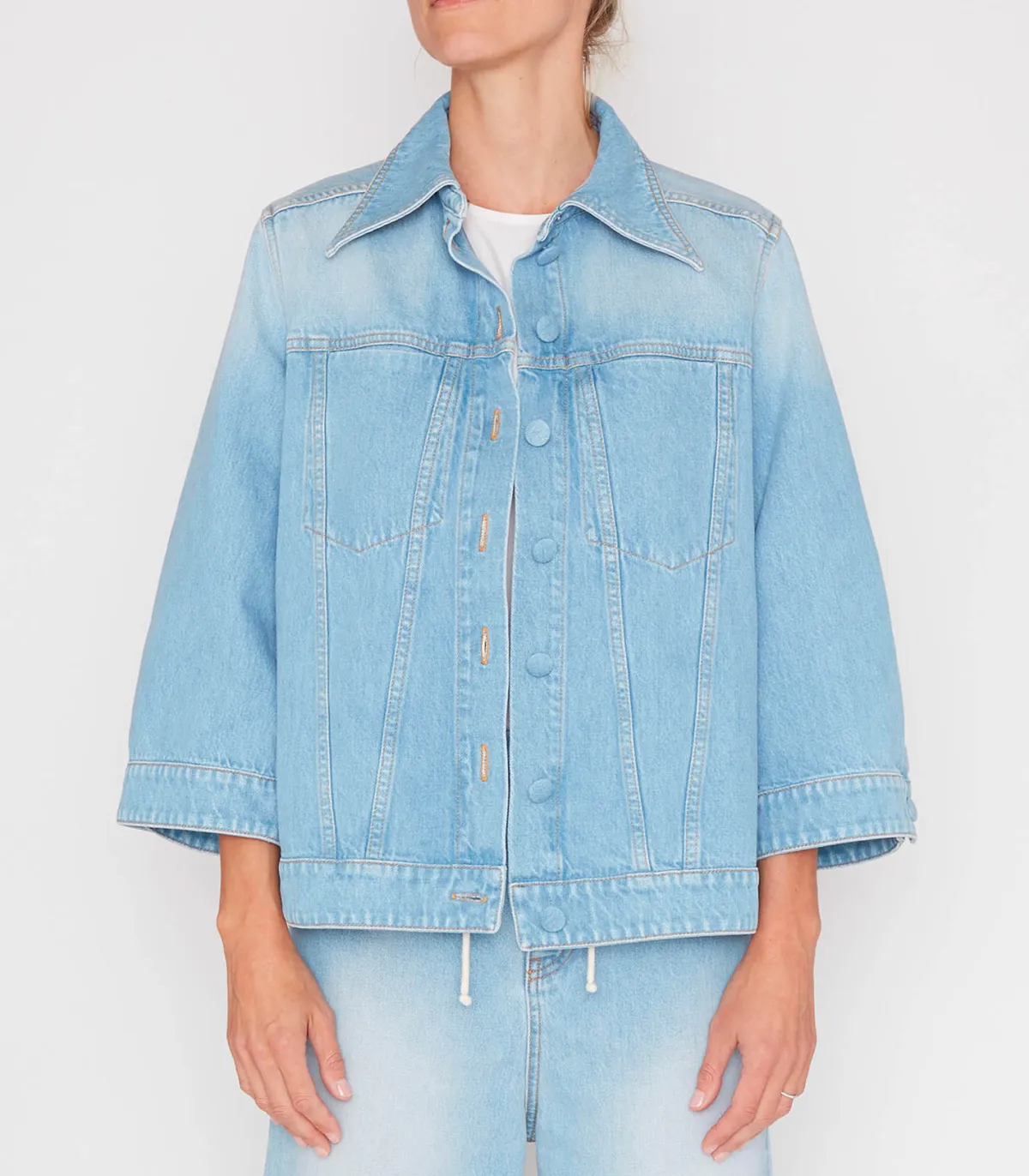 HAPPY HAUS Veste en Jean La Veste Kimono*Femme Manteaux & Vestes