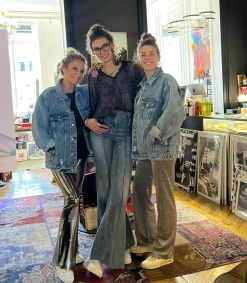 Anine Bing Veste en jean oversize Rory vintage blue*Femme Manteaux & Vestes