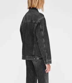 Anine Bing Veste en Jean Rory Steel Grey*Femme Manteaux & Vestes