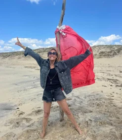 Anine Bing Veste en Jean Rory Steel Grey*Femme Manteaux & Vestes