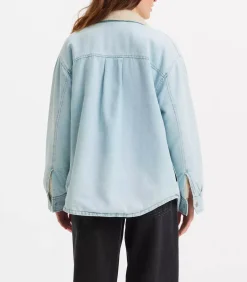 Levi Veste en Jean Shearling Lola Glad To Meet You*Femme Manteaux & Vestes