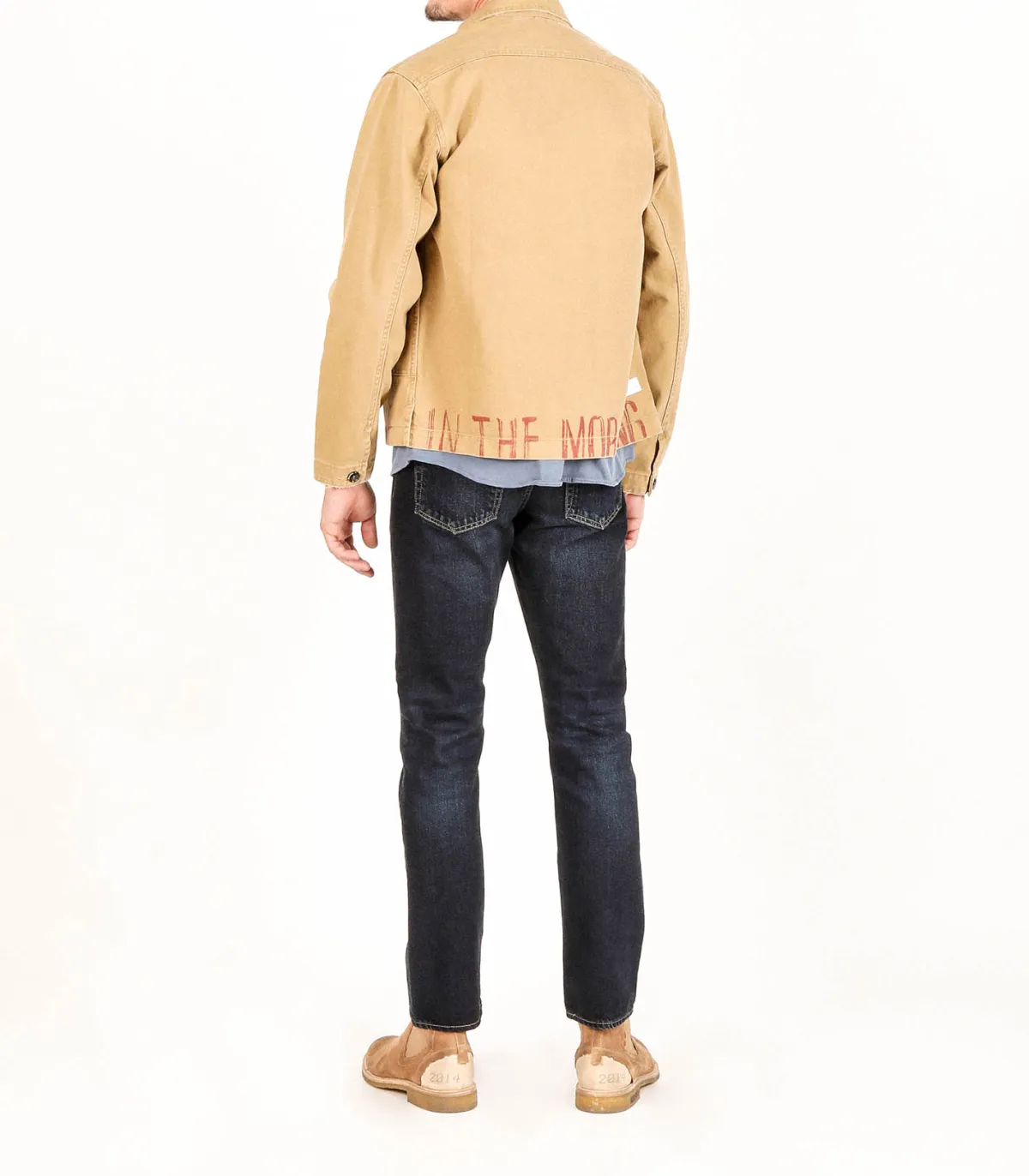 Nine in the Morning Veste en toile Homme Andrea Camel*Homme Manteaux & Vestes