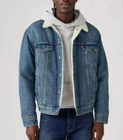 Levi Veste homme Trucker Sherpa Type 3*Femme Manteaux & Vestes|Manteaux & Vestes