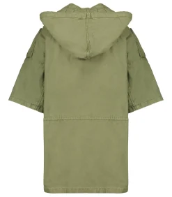 BORO Veste Militaire à Manches Courtes avec Capuche Kiyosu Wild Horses*Femme Manteaux & Vestes