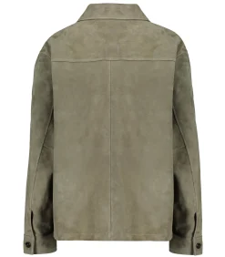 Frame Veste Suede Chore Dark Beige*Femme Manteaux & Vestes