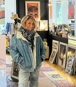 Levi Veste Western Sherpa Truck*Femme Manteaux & Vestes